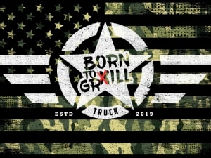 born-to-grill-truck-flag